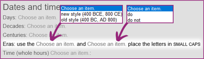 QuickStyle customizable editorial style sheet example
